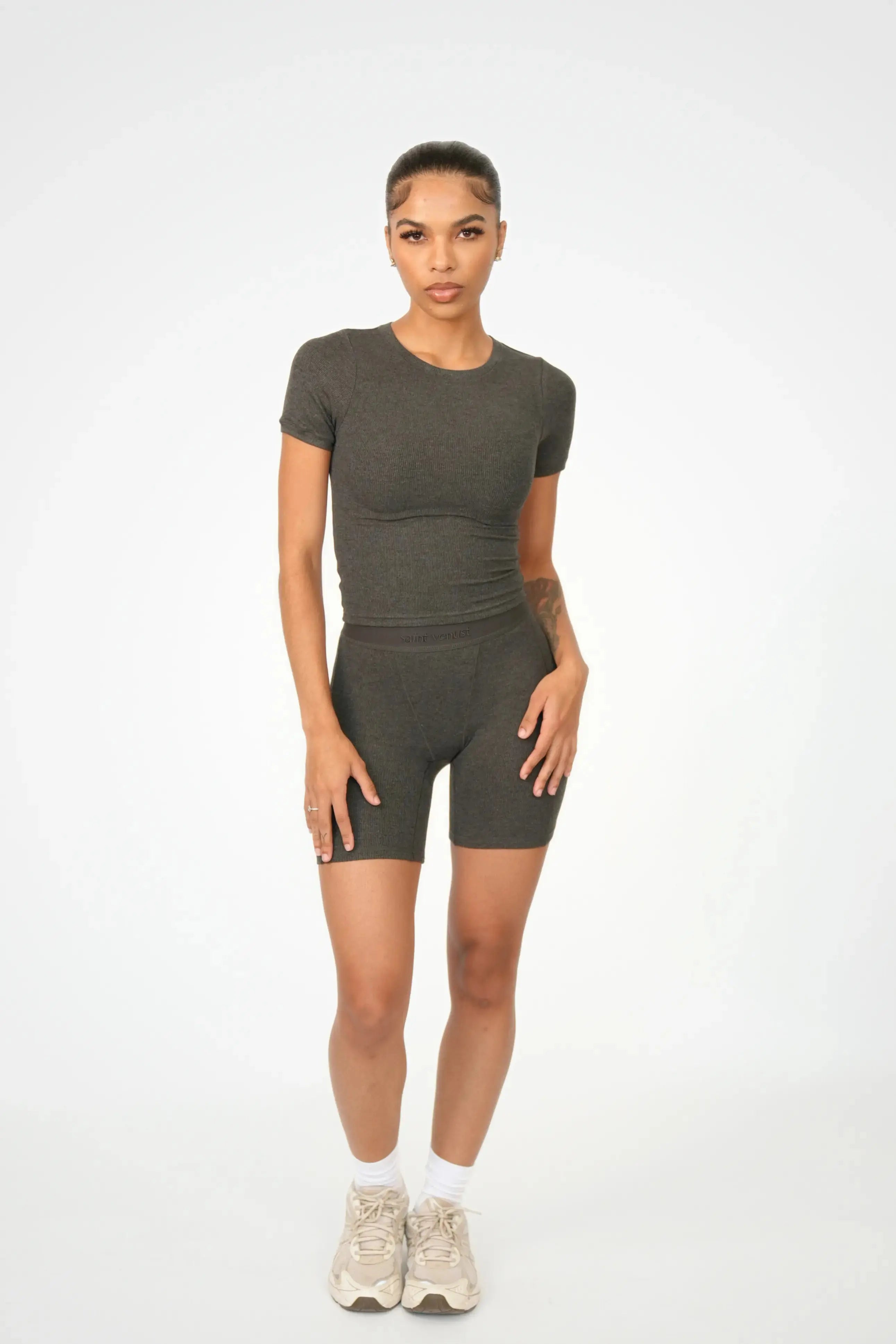 Rib Lounge Boxer - Charcoal SAINT VENUST