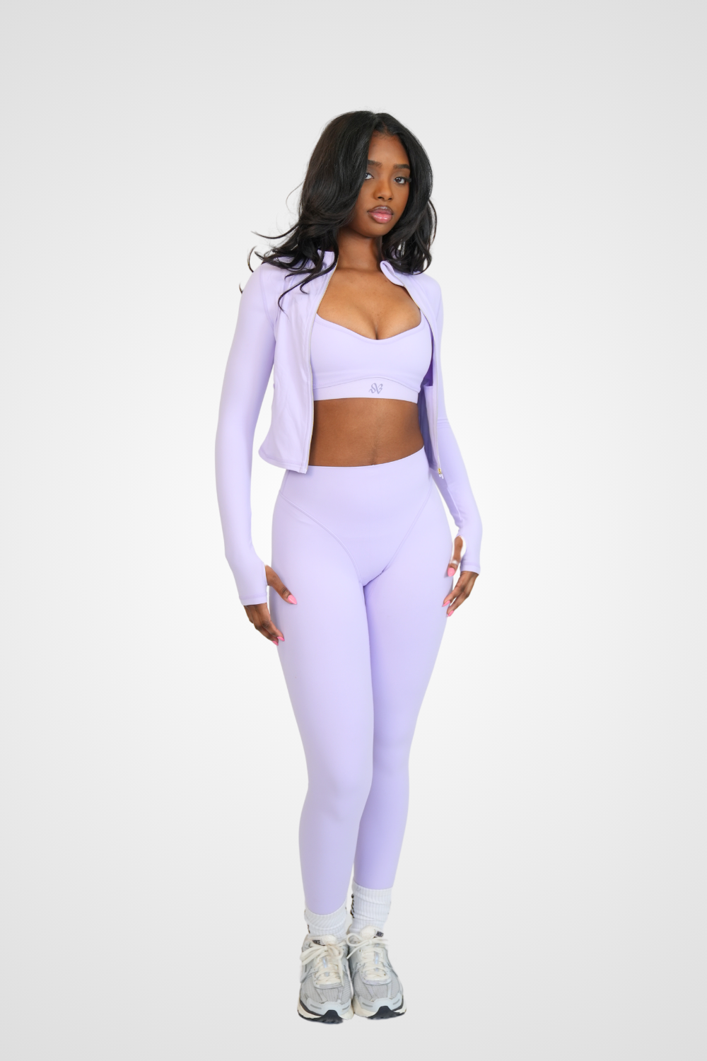 Balance Contour Leggings - Lilac - SAINT VENUST