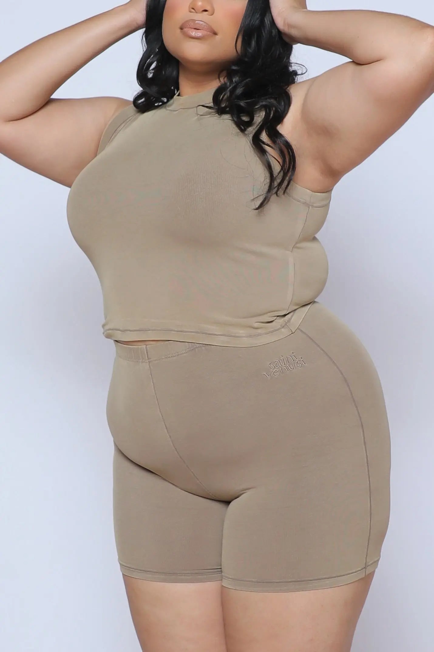 Essential Mock Neck - Vintage Taupe SAINT VENUST