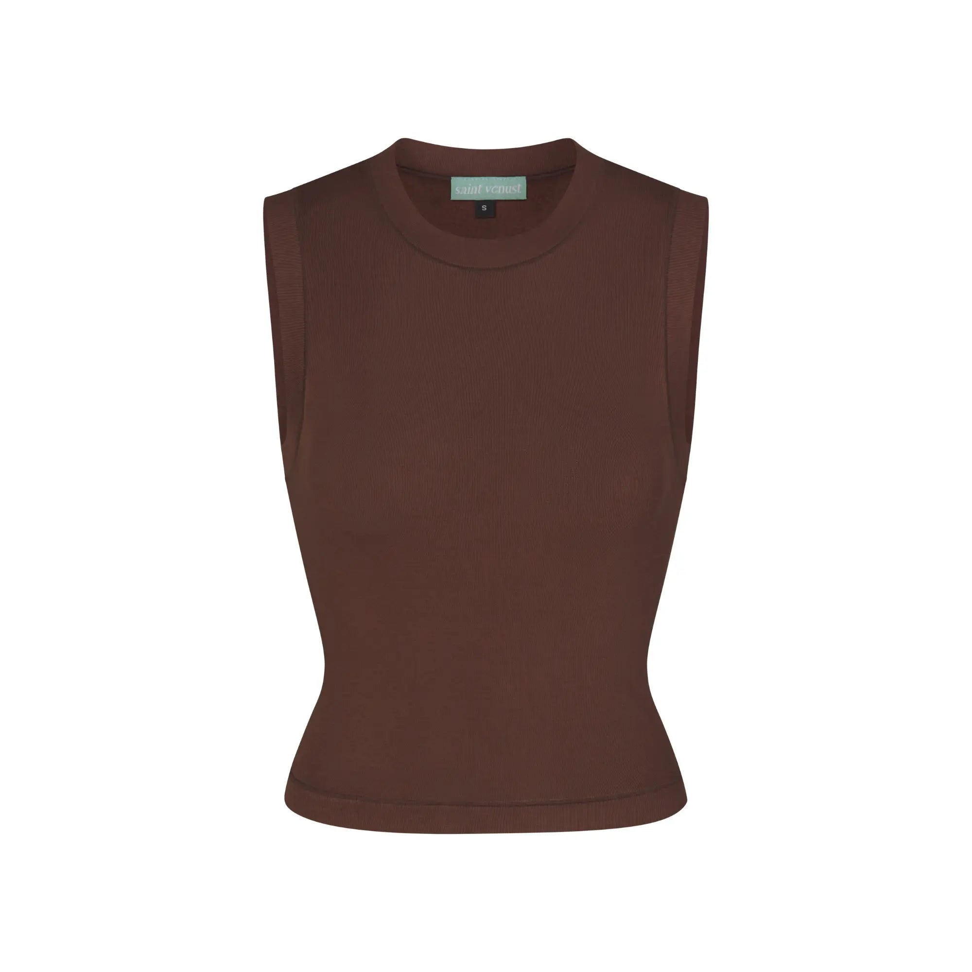 Essential Mock Neck - Cocoa SAINT VENUST