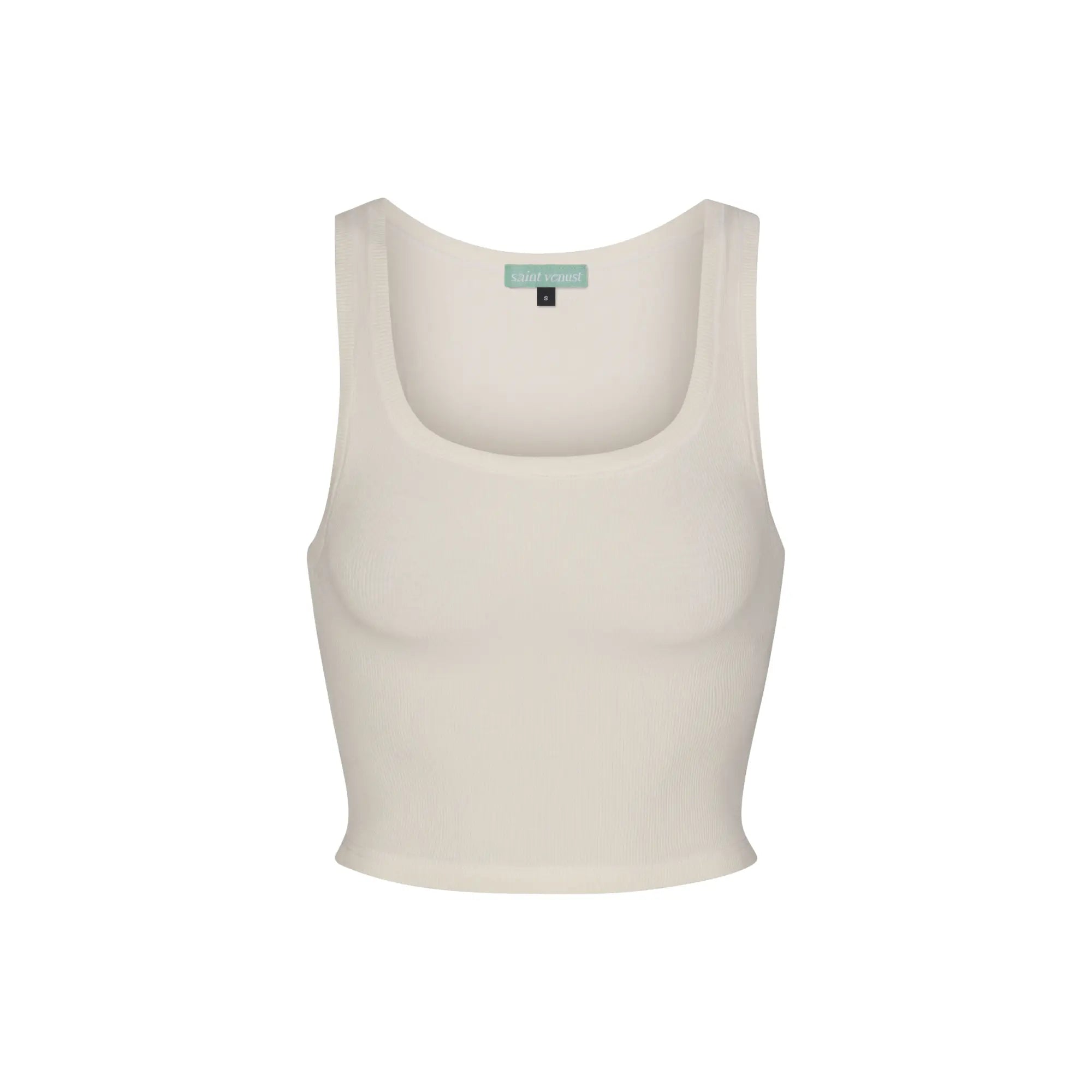 Rib Lounge Tank - Cream SAINT VENUST
