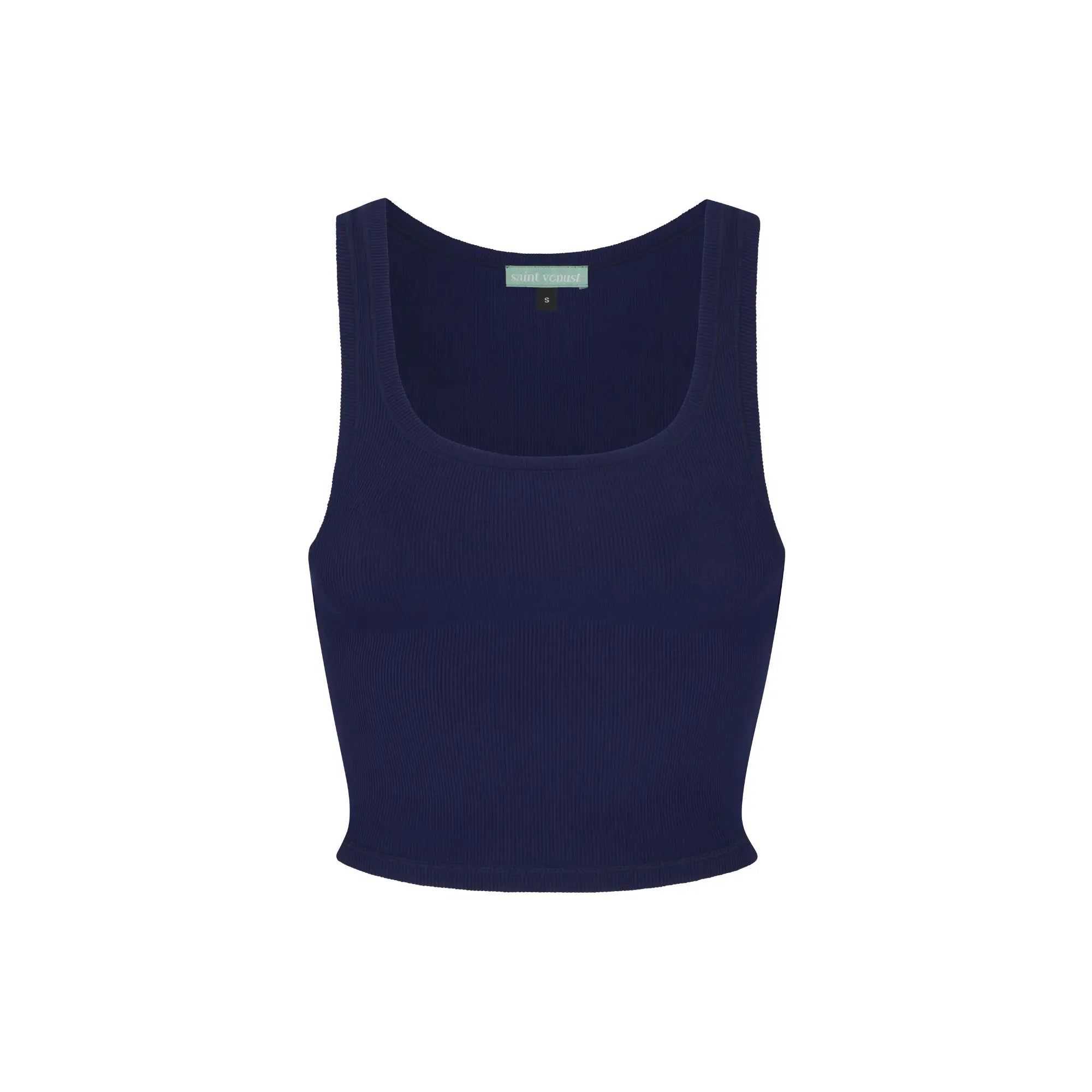 Rib Lounge Tank - Navy SAINT VENUST