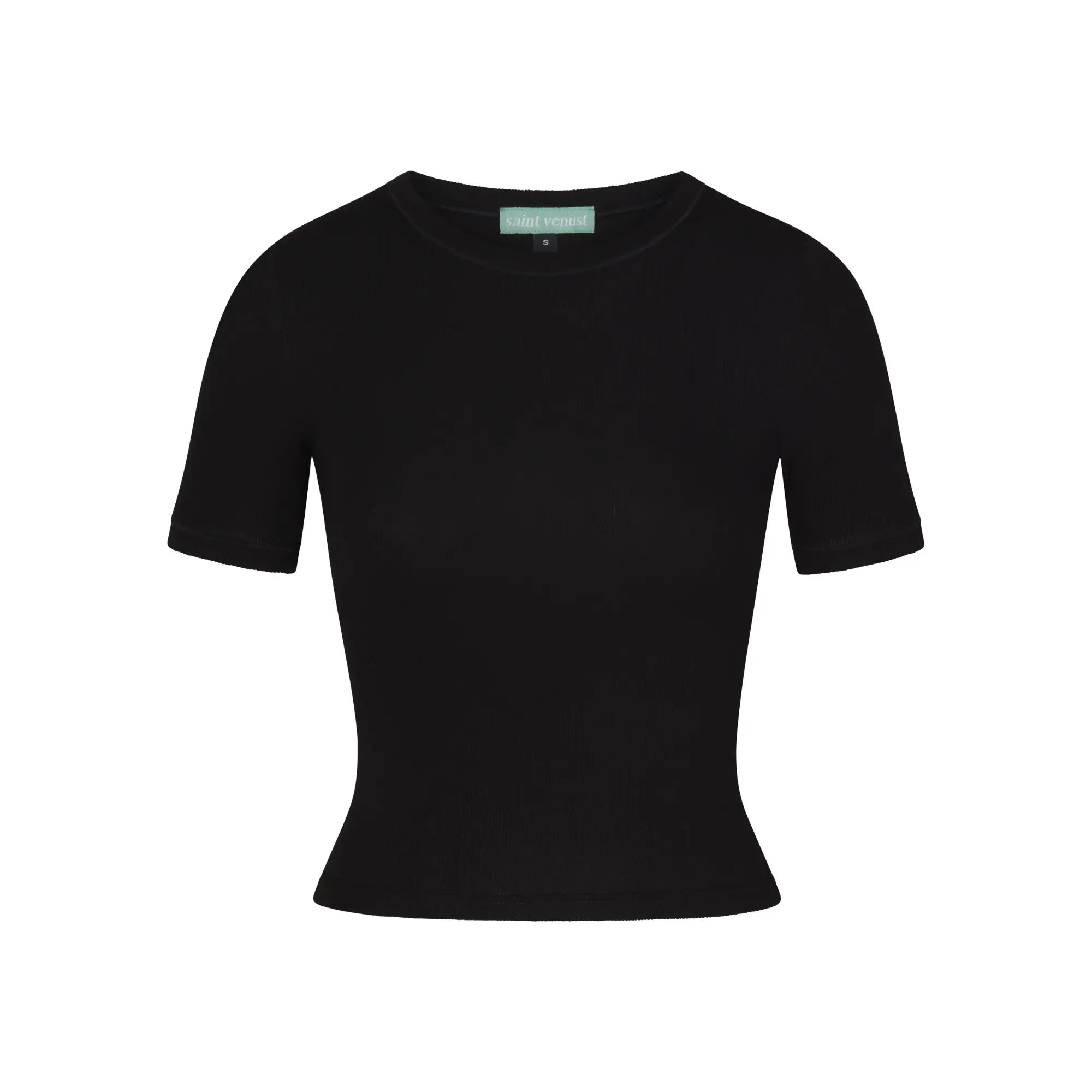 Rib Lounge Short Sleeve - Noir SAINT VENUST