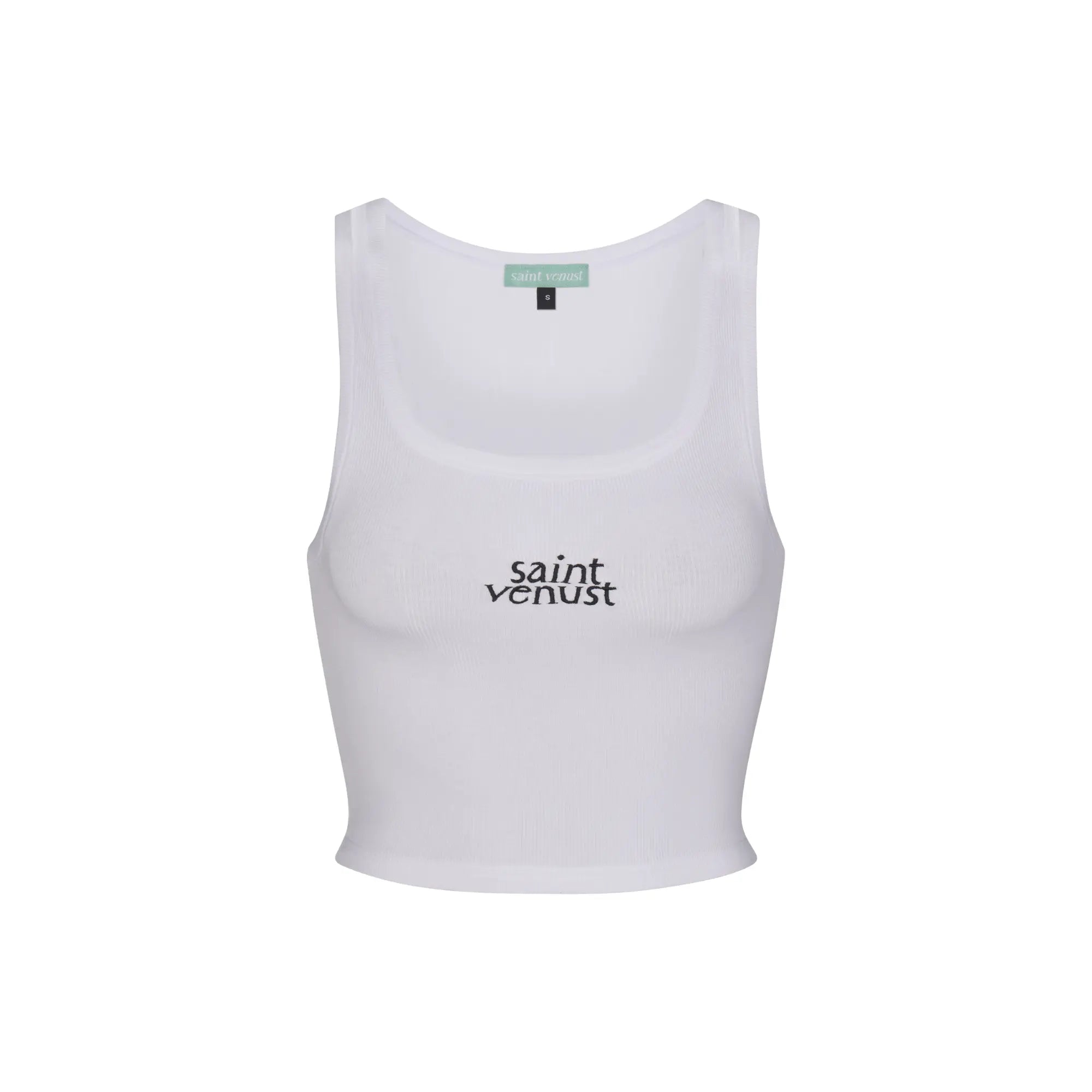 Rib Logo Tank - Blond SAINT VENUST