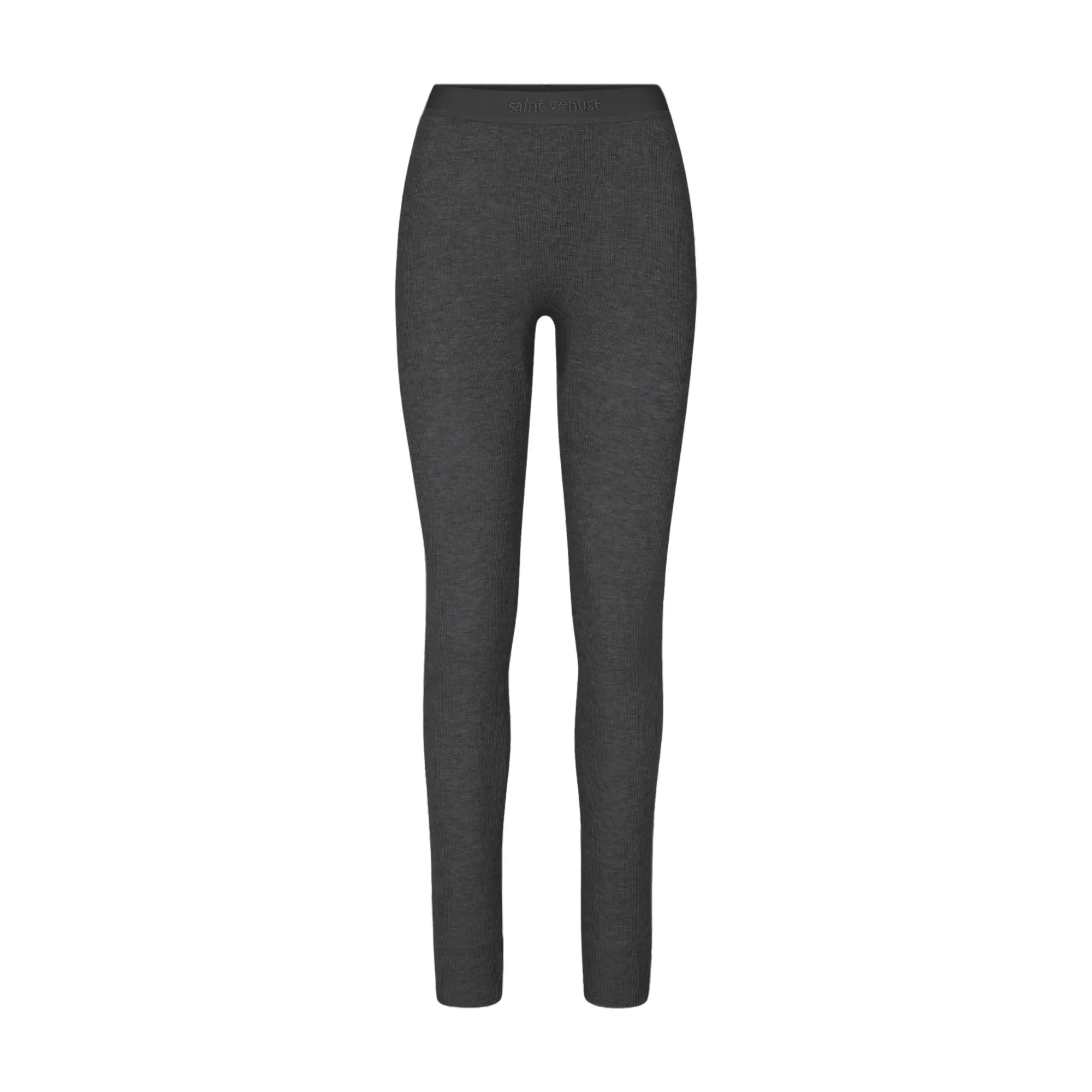 Rib Lounge Leggings - Charcoal SAINT VENUST