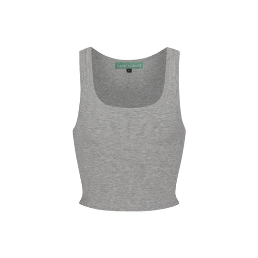 Rib Lounge Tank - Stone SAINT VENUST