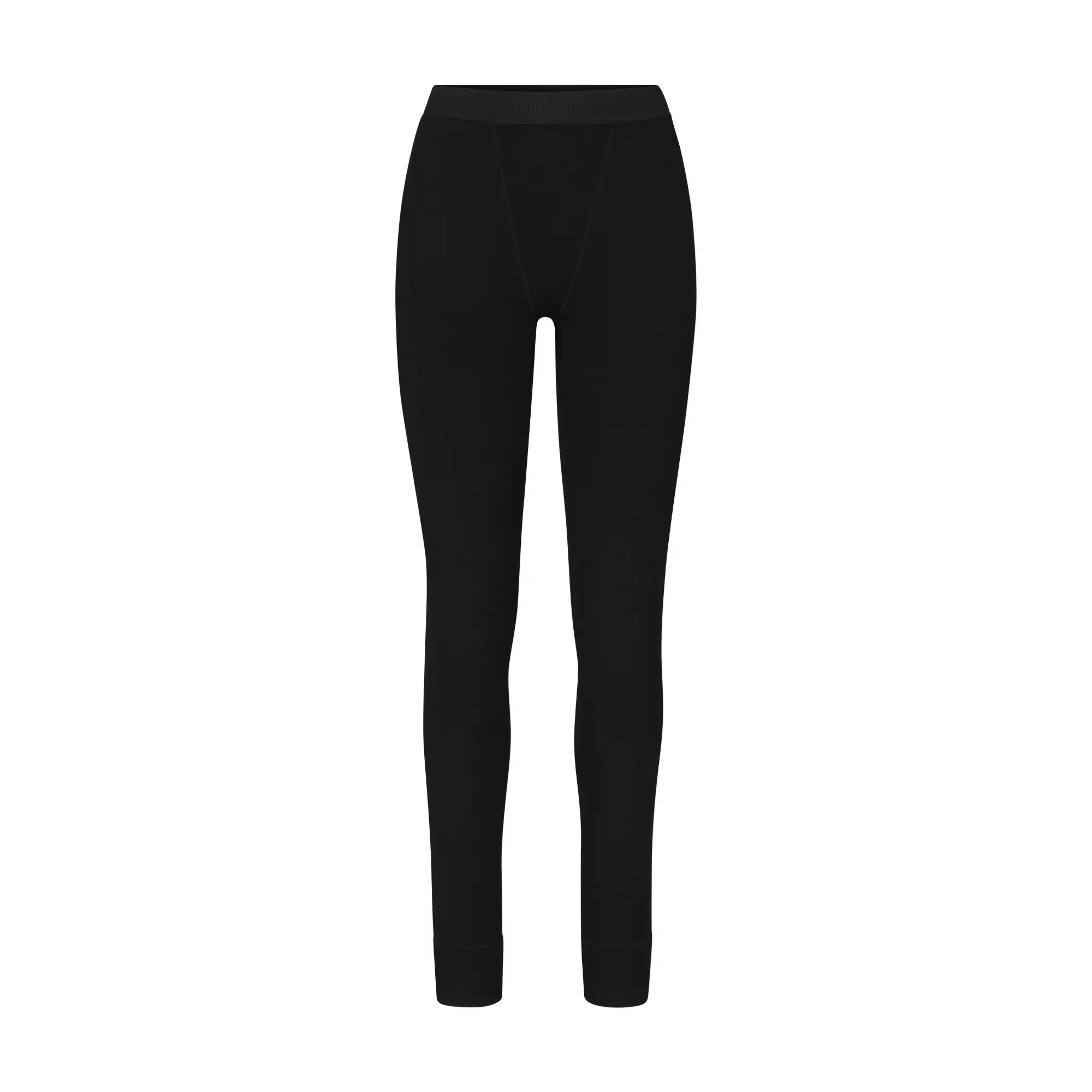Rib Lounge Leggings - Noir SAINT VENUST