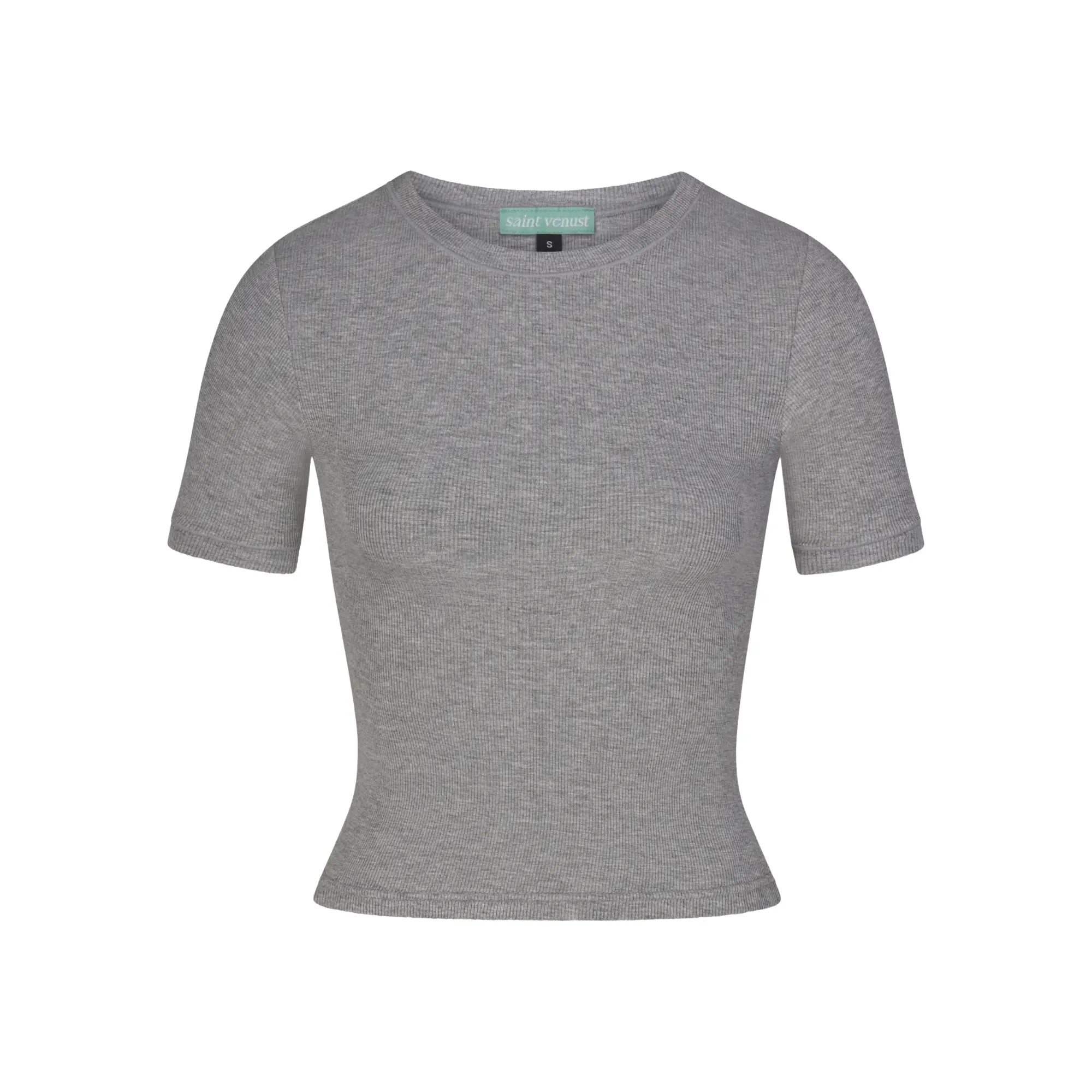 Rib Lounge Short Sleeve - Stone SAINT VENUST