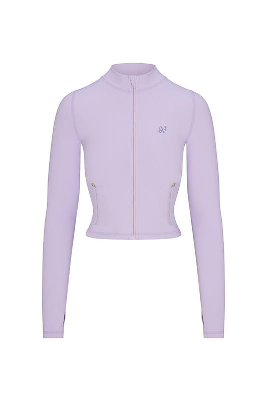 Balance Zip-Up Jacket - Lilac