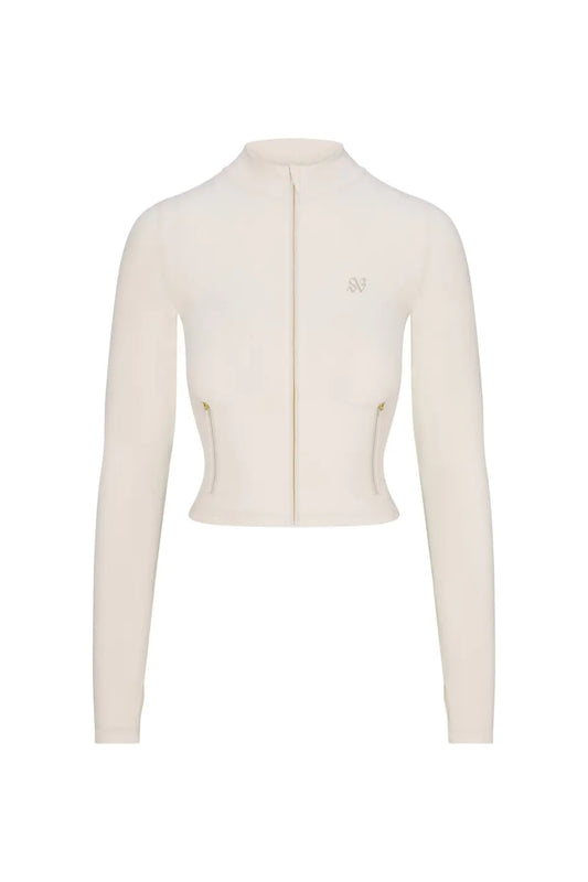 Balance Zip-Up Jacket - Cashmere SAINT VENUST