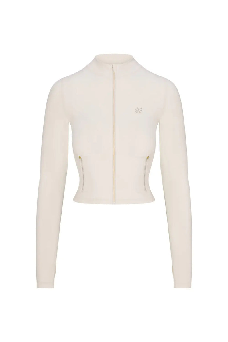 Balance Zip-Up Jacket - Cashmere SAINT VENUST